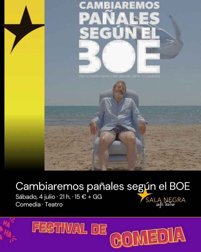 CAMBIAREMOS PAÑALES SEGÚN EL BOE EN SALA NEGRA