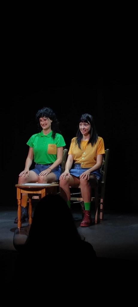 Hermanas Castillejos actuando en el Festival de Comedia de Sala Negra - Logroño